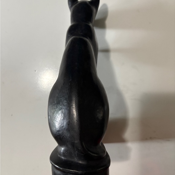 Please double Egyptian Goddess Bastet Cat Epoxy/Resin Statue 10" Tall Heavy - Picture 12 of 16
